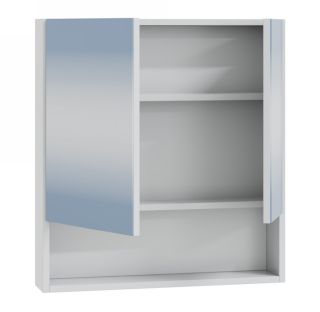 Зеркальный шкаф СанТа Сити 700337 60см белый